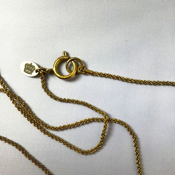 Juicy Couture Long Necklace With pendent Charms Y2K Boho - Picture 4 of 5